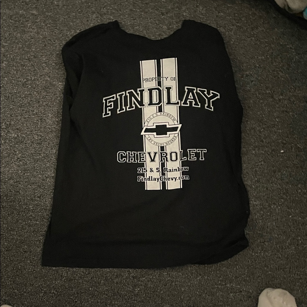 Findlay Chevrolet Kids Black Long Sleeve Tee